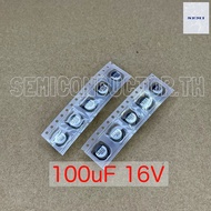 10ตัว C 100uF 16V 35V 50V VT UT SMD Electrolytic Capacitor ตัวเก็บประจุ