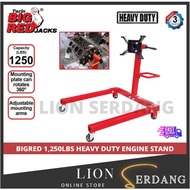 BIGRED 1,250LBS HEAVY DUTY ENGINE STAND - SUITABLE FOR WORKSHOP - 3 MONTHS LOCAL WARRANTY -