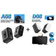 M02/M05 3-Axis Gimbal Stabilizer Selfie Accessories Magnetic AI Tracking Camera Magnetic Fill Light