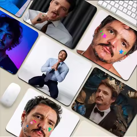 Famous Film And Television Actors Pedro Pascal Small Mousepad Keyboard Pad Laptop Cushion Non-slip D