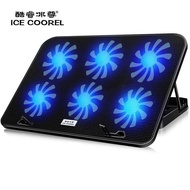 Ice Coorel A9 Laptop Cooling Dual USB 6 Quiet Cooler Pad Fan Adjustable Height (12 - 17 Inch)