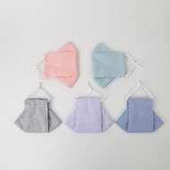 船型立體布口罩套環保鼻樑壓條布口罩可替換濾材可清洗/成人/兒童