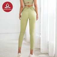 MOVING PEACH Leggings Yoga Skinny Fitness Pants Seamless Skin-friendly Yoga Trouser BLN