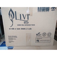 1dus Livi ECO Toilet JUMBO ROLL Tissue / Tissue ROLL JUMBO