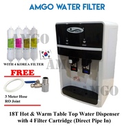AMGO Alkaline Water Dispenser DWP-18 Hot Warm Alkaline Water Filter