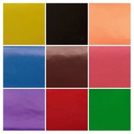 Mangosteen Paper Glossy Color Paper/ Plain Color Wrapping Paper/ Plain Kiky Wrapping Paper/