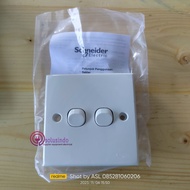 2 GANG 1 WAY SWITCH - CLASSIC SCHNEIDER