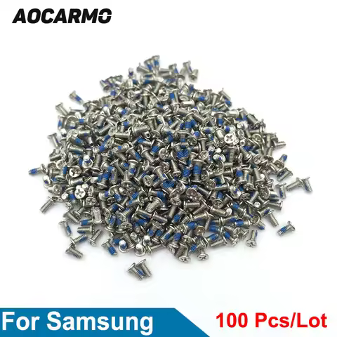 Aocarmo 100Pcs/Lot Replacement 1.4*3.0mm Inside Motherboard Frame Screw For Samsung Galaxy S3 S4 S5 