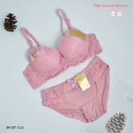 TALLY BRA BH SET CD UNDERWEAR 5525 I CUP BI WITH UNDERWEAR I THIN FOAM I HOOK 3 I SIZE 34 - 38 Lace 