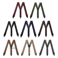[Kesoto] Men's Suspenders with Side Clip, Trucker Suspenders, Y-Back Suspenders for Men