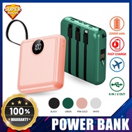 IMI powerbank 20000 mAh พาวเวอร์แบงค์ สี่สายในตัว รุ่น M316 เพาเวอร์แบงค์ fast charge 2.0 แบตเตอรี่ส