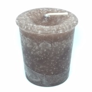 POWER Reiki Charged Herbal Votive Candle (pastel silver) approx.13hrs