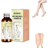 Swell Clear Lymphatic Drainage - Swellclear Massage Oil for Legs, Ouhoe Reduce Leg Swelling Naturall