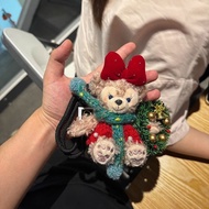 Christmas ShellieMay Bag Charm Plush Doll Duffy Bear Keychain