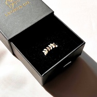 Rowan 14k Gold Leaves Adjustable Ring