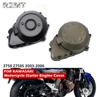 Motorcycle Left Aluminum Crankcase Engine Stator Cover Fit For Kawasaki Z750 Z750S 2003-2006