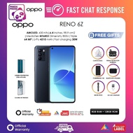 OPPO Reno 6 Z 5G Smartphone  | 8GB RAM + 128GB ROM | Dimensity 800U | 30W VOOC FlashCharge | Original OPPO MY set 1 Year