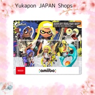 amiibo Triple Set [Inkling (Yellow) / Octoling (Blue) / Koshake] (Splatoon Series) From Japan