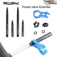 RISK RA108 Extension Extender Presta Valve Removable Bicycle Valve