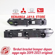 breket bracket bemper depan agya ayla 2014-2021 original