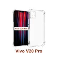 เคส Vivo V20 Pro แบบ TPU ใสเสริมขอบและมุมกันกระแทก