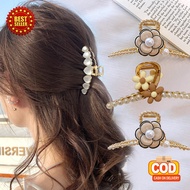 Jedai Korean Adult Pearl Butterfly Ribbon Hair Clip Cute Hair Accessories AK278