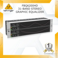 BEHRINGER ULTRAGRAPH PRO FBQ6200HD High-Definition 31-Band Stereo Graphic Equalizer with FBQ Feedbac