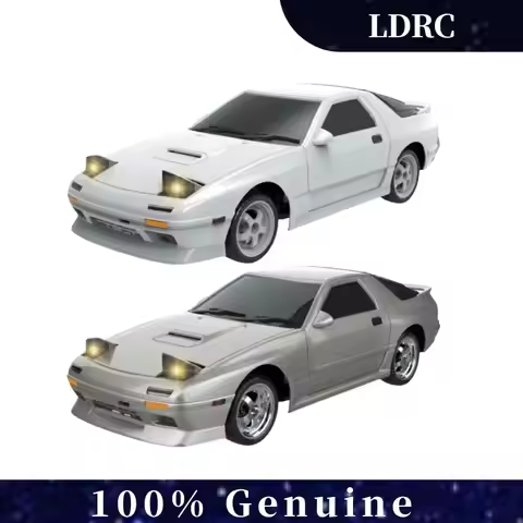 LDRC 1:18 RX-7 FC RC Drift Car with Gyro & Metal Drive Shaft 2.4Ghz Full Proportional Remote Control