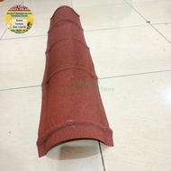 Nok C Genteng Metal Pasir / Wuwung Penutup Atap Warna