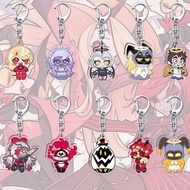 Hazbin Hotel Acrylic Keychain Anime Charlie Morningstar Husk Vaggie 3 Vees Alastor Angel Dust Series