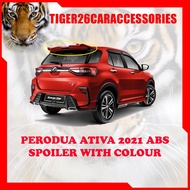 PERODUA ATIVA 2021 ABS SPOILER WITH COLOUR