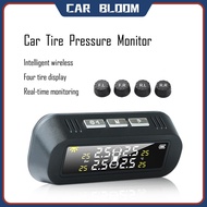 Tyre Pressure Monitor Smart Car TPMS Tire Solar Pressure Monitoring Warning System Monitor Temperatu