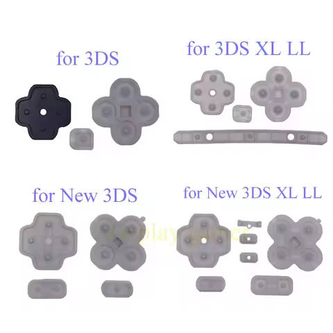 1set Replacement Conductive Rubber Silicone Pads Buttons For 3DS/3DS XL LL & New 3DS New 3DS XL LL C