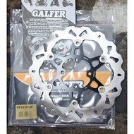 Original GALFER Disc Plate Depan Size 267mm TH 3.5mm Yamaha Y15zr Y125zr Lc135 (DF512FLW) Stok Terse