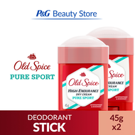 Old Spice Anti Perspirant High Endurance Dry Cream Deodorant Pure Sport 45g 2s