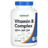 Nutricost Vitamin B Complex mg 10 / 0 Capsules Vitamin B Complex 0 Capsules