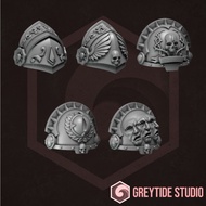 Love Play Creative Studio-Gray Trendy Blood Angel Modification 026-Large Shoulder Armor-Terminator/G