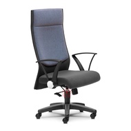 E2581H Executive Office Chair / Fabric Office Chair / High Back Chair / Office Furniture / Kerusi Pe