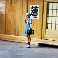 Figure 1 Women's64 Rei Ayanami Neon Genesis Evangelion Diorama Diecast Miniature Hot Wheels Hobby Ja