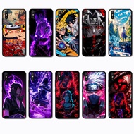 Soft black phone case for Xiaomi Redmi 6A 7A 8A 7 8 9 9A 9i 9C Naruto sasuke Anime Cover