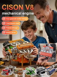 V8 Engine Model Decorative Display/High-Quality Engine Ornament/V8 Engine Replica Decoration For Hom