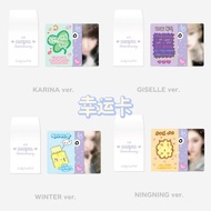 AESPA Zha 4th Anniversary Lucky Card Zha 4th Anniversary Random Card Peripheral Unopened ins Style