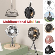 Multifunction Portable Fan With Tripod Stand/Outdoor Camping Ceiling Fan/Wall Mounted Fan/Desk Fan