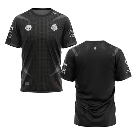 Summer short sleeved G2 team uniform jersey CSGO sports e-sports game T-shirt O-neck breathable loos