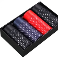 4pcs Men's Boxer Shorts Underwear Mesh Man Slip Male Underpants Plus Size L-8XL