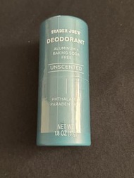 Trader Joe's Unscented Deodorant Aluminum Baking Soda Free