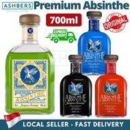 PROMO Premium Absinthe Jacques Senaux 700ml - Green Fairy, Blue, Red, Black
