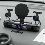 4-Channel Dash Camera: Night Vision, LED Display, Physical Buttons, Rechargeable Battery, Car Power,