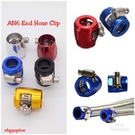 Hose End Finisher Aluminium Fuel Oil Water Pipe Clip Clamp AN4 AN6 AN8 AN10 AN12 40mm 45mm 48mm 50mm