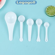 Legogoll 10Pcs 1g 3g 5g 10g Measuring Plastic Scoop Measuring Spoons Milk Powder Spoons New